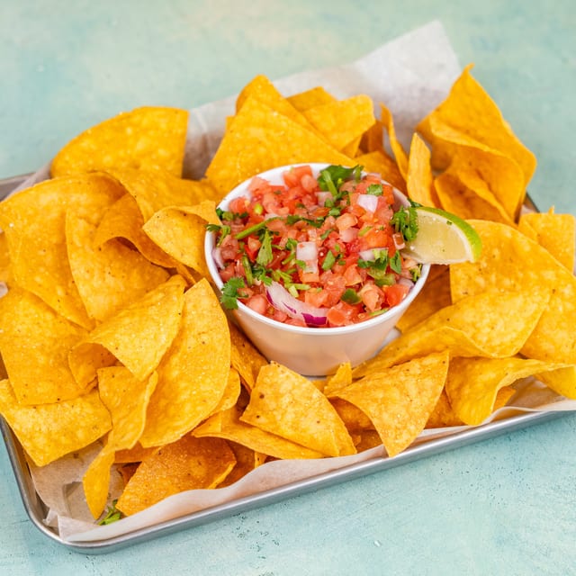 Tomato Salsa and Chips.