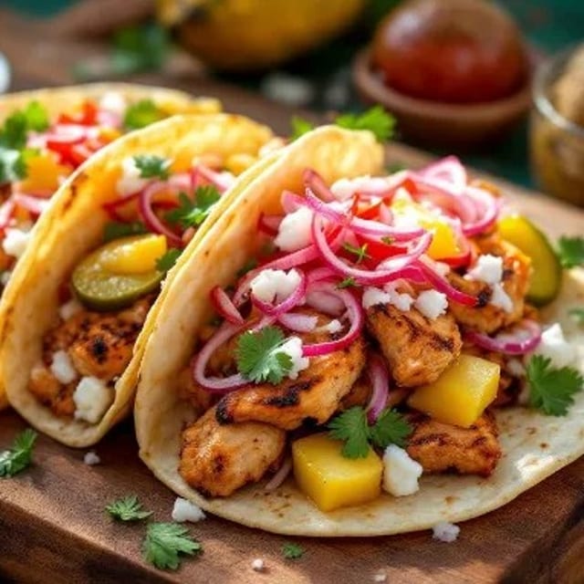 El Camino Chicken Tacos.
