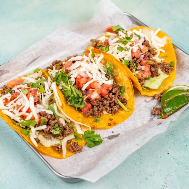 Ground Beef Tacos.