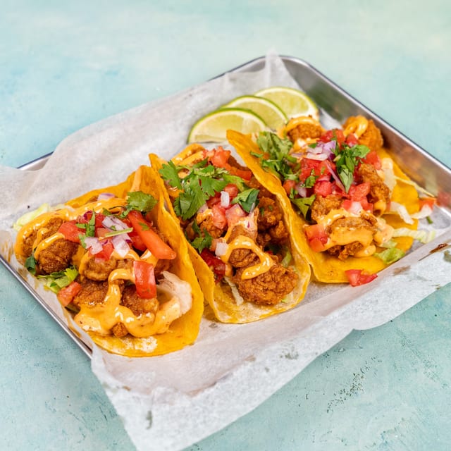 Shrimp Tacos.